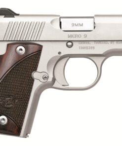 Kimber Micro 9 Stainless Pistol 9mm Luger 3.15" Barrel 7-Round Stainless Steel Rosewood