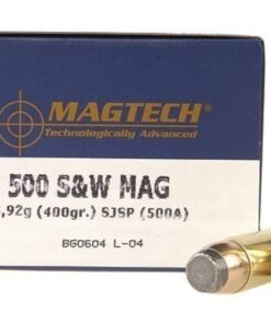Magtech Ammunition 500 S&W Magnum 400 Grain Semi-Jacketed Soft Point 250 rounds