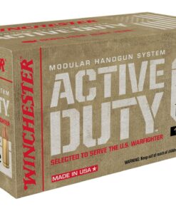 Winchester Active Duty MHS Ammunition 9mm M1152 115 Grain Full Metal Jacket Flat Nose