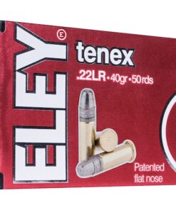Eley Tenex EPS Ammunition 22 Long Rifle 40 Grain Lead Flat Nose 1000 rounds