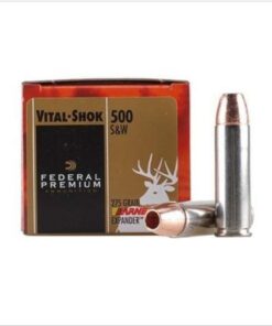 Federal Premium Vital-Shok Ammunition 500 S&W Magnum 275 Grain Barnes XPB Hollow Point Lead-Free 250 rounds