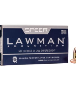 Speer Lawman Handgun Training 9mm Luger 124 grain Total Metal Jacket Centerfire Pistol Ammunition 500 rounds