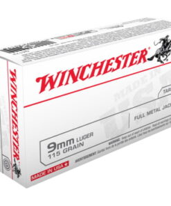 Winchester USA HANDGUN 9mm Luger 115 grain Full Metal Jacket 500 rounds