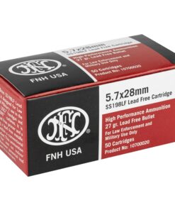 Federal FNH 5.7x28mm Ammunition SS198LF 27 Grain Green Tip Hollow Point Brick of 500 Rounds