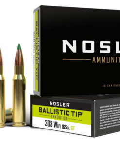Nosler .308 Winchester 165 grain Ballistic Tip Brass 500 rounds