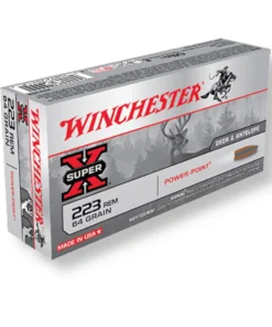 223 Rem – 64 gr SP – Winchester Super-X (X223R2) – 200 Rounds