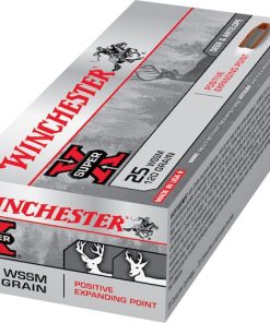 Winchester Super X 25 Winchester Super Short Magnum (WSSM) Ammo 120 Grain Jacketed Hollow Point Box of 20